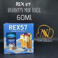 Ready JT Rex57 Blueberry Milk Toast 60ml by Hero57 x Vape Brand