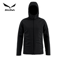 【SALEWA 義大利】FANES SARNER LIGHT HYBRID JACKET 男 輕量針織羊毛外套/ 深黑色 (0910)/ 50 / L