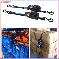 1qiwan-my Fabater Retractable Ratchet Straps  (2-Pack) 1.5in x 8.2ft Self Tie Down 1760lb Break Stre