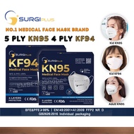 SurgiPlus Original KN95 Medical Face Mask Individual Seal Pack 【Order 50Pc = Box】