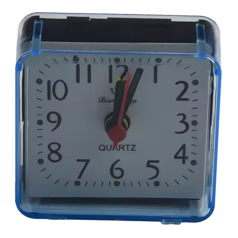 1pc Portable Student Children Bedroom Bedside Quartz Alarm Clock With Beeping Sound Household Suppli