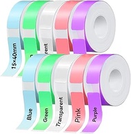 D30 P15 HP4 Label Maker Tape Refills, Non-encrypted Replacement Labels, High Definition Thermal Labe