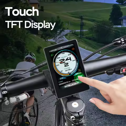 Bafang 8FUN, Electric Bike UART LCD Touch Display BF-UART Instrument Speedmeter, Mid Hub Motor, 36V,
