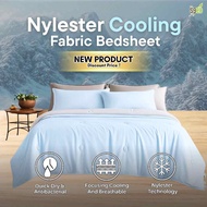 【New Product Sales】The SEED Nylester-Tech Cooling Bedsheet - High Breathable & Extreme Cooling