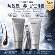 Loss FORTRO Hair Anti Care Set Shampoo Conditioner Serum 3pcs Mla8