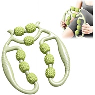 Circular Leg Clamp Roller,Manual Massage Relax Roller with 9 Wheels,Cellulite Roller Muscle Relaxer 