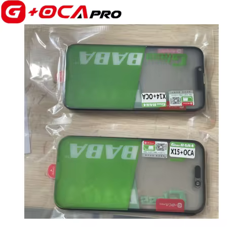 10PCS/LOT G+OCA PRO GLASS BABA G+OCA Glass+OCA 2 in 1 For iPhone 16 15 12 13 11 14 plus pro max mini