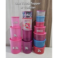 Tupperware One Touch Topper or Canister air tight