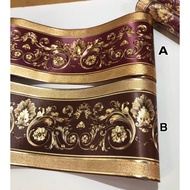 Wallpaper Border List Gold Wall Divider