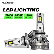 Novsight Lampu Depan Mobil N37 9005 120W 22000lm Lampu Depan Headlight 6500k