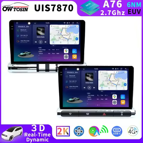 A7870 2.6GHz 2K Screen Android 13 12G+256G Car Radio GPS Autoradio Player For Citroen C3 2016-2023 B