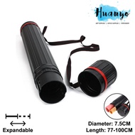 A0 Expandable Telescopic Art Blueprint Plastic Storage Drawing Tube (Diameter: 7.5cmLength: 60-103.5
