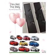 (Standard Original Size) Perodua Number Plate Number Frame Myvi. Bezza Aruz Ativa Alza Axia Viva Kel