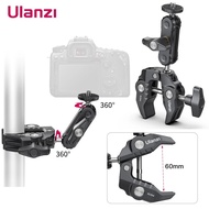 ULANZI R094 Super Clamp Magic Arm Bicycle Bike Motorcycle Handle Bar Mount for DSLR / GoPro / Insta360 / DJI OSMO ACTION