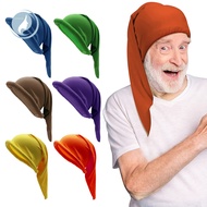 SEA-Christmas Dwarf Hat Colored Dwarf Costume Hat Moisture-Wicking Breathable Hat for Christmas Part