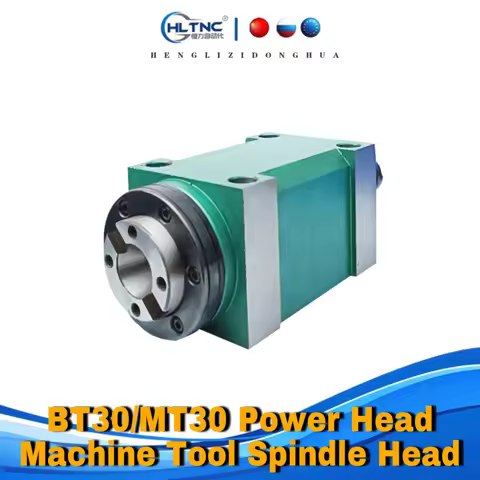 1.5KW 2Hp BT30 MT30 Max 3000~8000rpm Power Head Power Unit Machine Tool Spindle Head for boring mill