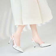 Giày Cao Gót MWC G203 - Cao Gót Mũi Nhọn Phối Dây Chéo Thanh Lịch Thời Trang