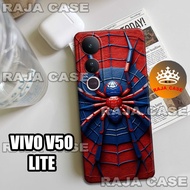 Rc23/Softase rubber VIVO V50 LITE - Spiderman Motif - VIVO V50 LITE Hp Case - VIVO V50 LITE Casing -