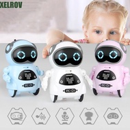 XELROV Talking Interactive Robot, Smart Robot Voice Recognition Pocket Robot, Recording Singing Danc