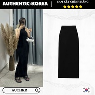 [Auth] BADBLOOD Workshop Jersey Women's Long Skirt, Korean Style, Soft Elastic Material
