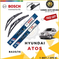 1 SET - HYUNDAI ATOS WIPER - BOSCH ADVANTAGE WIPER FRONT BA20/16