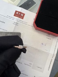 周大福鑽石戒指