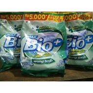 Detergen Sabun Max Bio+ 250 Gr-DETERJEN Bio + plus Boom Cinta Detergent Pembersih Pakaian Berwarna N