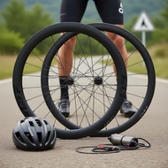 Avian CR2 Dbx 700C Carbon Fiber Disc Wheelset Wide 35/45mm Clincher Tubeless Compatible Roda Cakera 