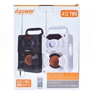 FM Supported Biuetooth Speaker รุ่น A12 ลำโพง