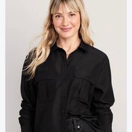 0LD NAVY rayon-viscose blend button down longsleeve top preloved / plus size B