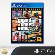 PS4 Game Disc (New): GTA V Grand Theft Auto Premium Edition [R3/EU/EN] (New) (Popular Game) (gta5)