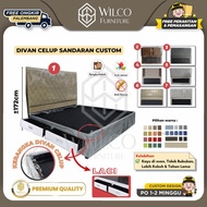 Divan Laci 180x200 Custom Furniture Palembang / Divan Laci + Celup