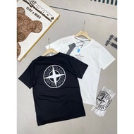 STONE ISLAND STONE ISLAND Printed Cotton Short-Sleeved T-Shirt] 01