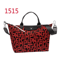 (Spot real shot) longchamp official store bag original 2021 Longchamp LGP series 1515 1512 Cross Body &amp; Shoulder Bags original letter pattern female messenger bag handbag