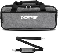 GHOSTFIRE Guitar Pedal Board Bag 14.9x6.3x3.9in Effect Pedalboard Bag Accessory Storage Bag Carry Ca
