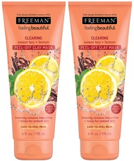 Clearing Peel Off Clay Facial Mask, Cleansing and Oil Absorbing Beauty Face Mask with Sweet Tea and