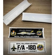 Sticker Cermin Kereta F/A-18D HORNET RMAF
