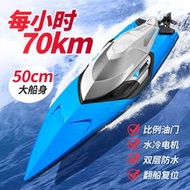 遙控船大馬力水上大型高速快艇充電動可下水兒童男孩輪船模型玩具