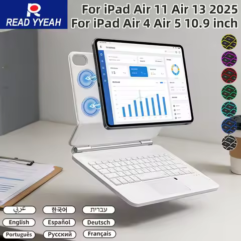 Bluetooth Wireless Keyboard for Apple iPad 10th Gen for iPad Pro 11 12.9 13 Air 4 Air 5 Pro 12.9 6th