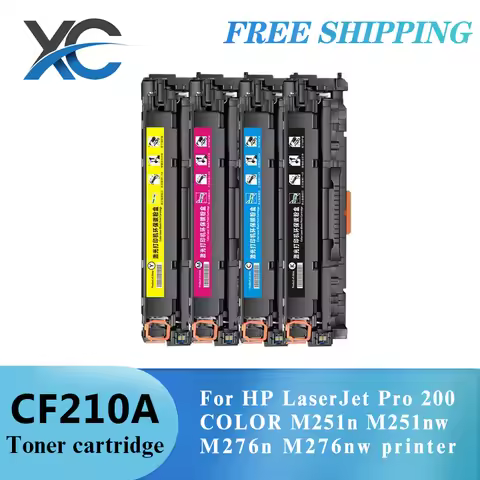 New CF210A CF211A CF212A CF213A CE320A Toner Cartridge Compatible For HP LaserJet Pro 200 M251n M251