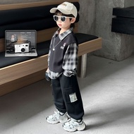 2026 Fashion 2026 Boys Autumn Clothes 2025 New Style Korean Version Baby Fake Top Fashionable Childr