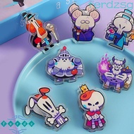 JENNIFERDZSG 8Pcs Cartoon Cute Clip, PP Clip Double-sided Comic Mini Paper Clip, Lovely Stationery A