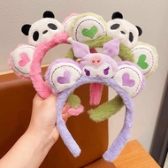 Kuromi Shaped Fur Hairband/Hairband, Funny and Lovely Melody for Children, Children's Hair Accessori