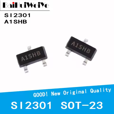 50PCS/Lot SI2301 A1SHB SOT23 SI2301BDS S12301 SOT-23 SMD 2.3A/20V MOSFET Effect Triode Transistor Ne