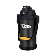 Thermos 真空保溫運動水壺 2L 黑橙