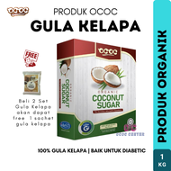 Gula Kelapa Organik Ococ / Coconut Sugar Dr Rizal / 100% Gula Kelapa / Organik