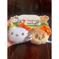 Butter Bear Keychain Premium Products 7-11 Cute Couple Set Hello Kitty x Butterbear Collection