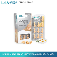 Serum dưỡng trắng da mờ đốm nâu đều màu da - Vitamin C Vitamin E Bisabolol - NNO VITE Mega We Care (