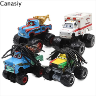 CANASIY Metal Alloy Pixar Cars Cars Model Silent Mater Big Wheel Foot Car Truck Toy Cartoon Tormento