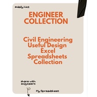 Engineer Collection -Civil Engineering Useful Design  Excel Spreadsheets  Collection